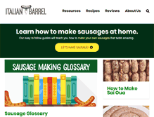 Tablet Screenshot of italianbarrel.com